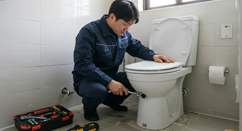 양변기 설치